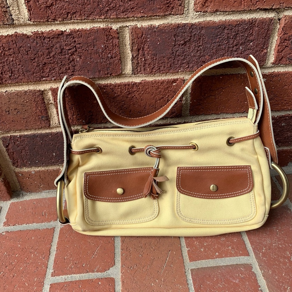 Hogan Canvas Shoulder Bag💛